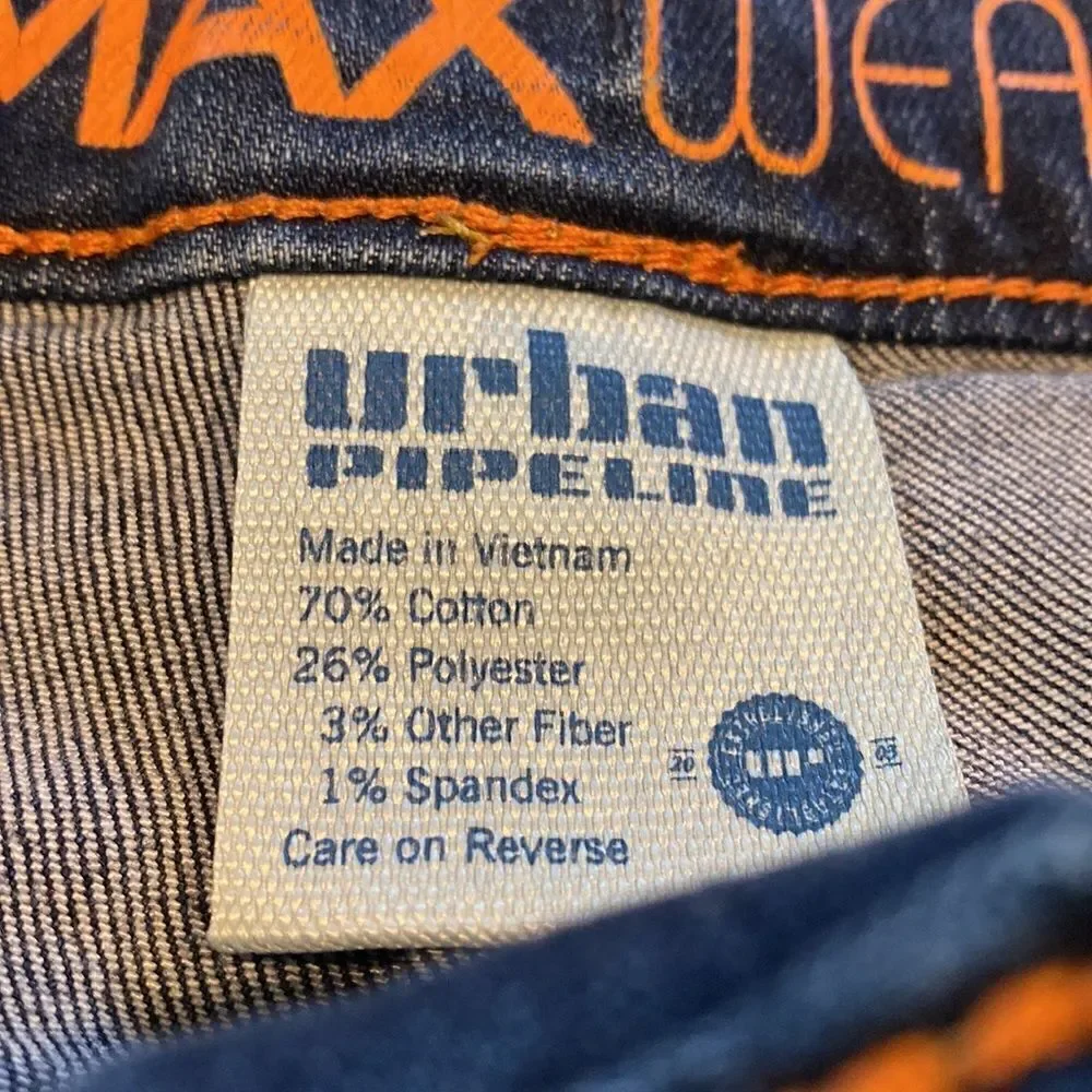Urban Pipeline Max Wear Denim Straight Leg Jeans Straight Size Boys 14